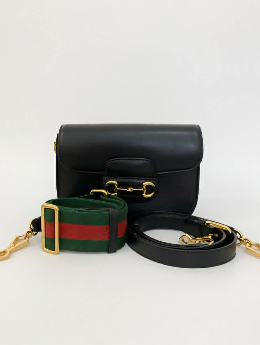 GUCCI 1955 Mini Black Leather