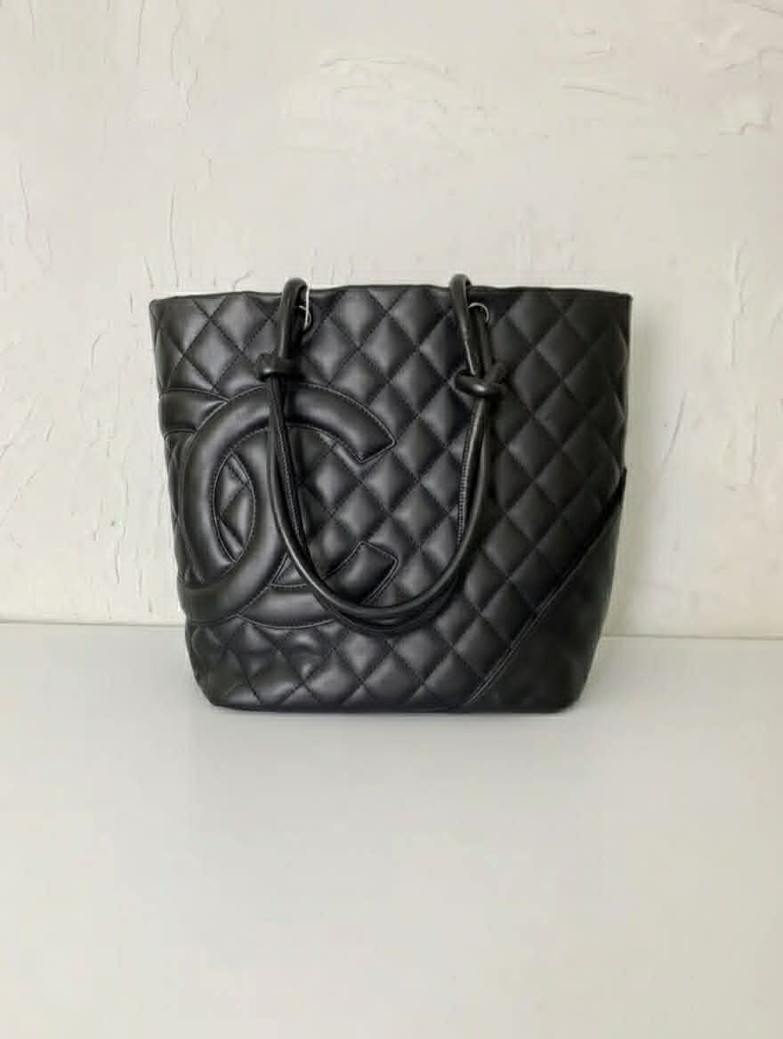 Chanel Quilted Leather Tote Bag