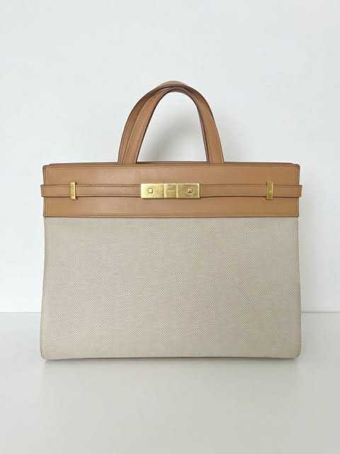 YSL Manhattan Medium (Canvas & Brown)
