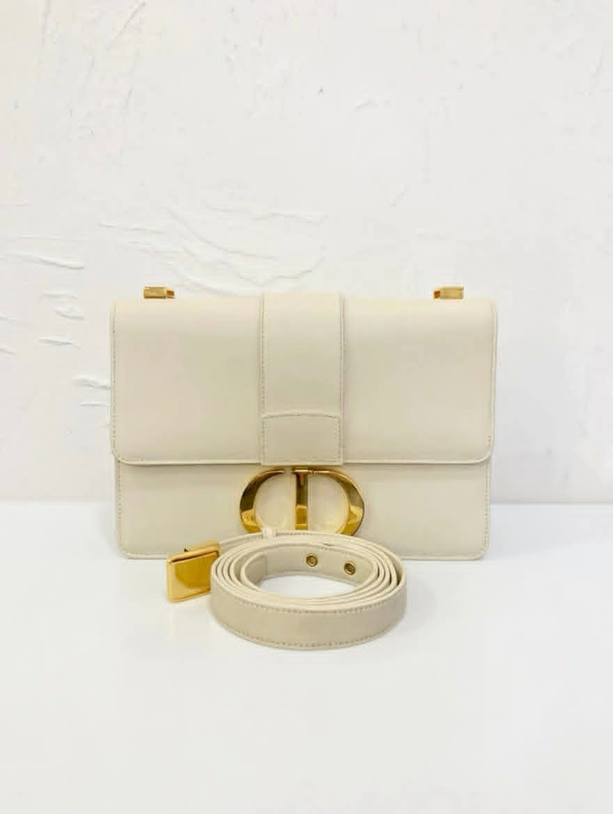 Dior Montaigne 30 White Gold
