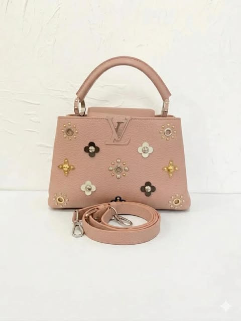 Louis Vuitton Capucines BB Limited Edition Pink Floral
