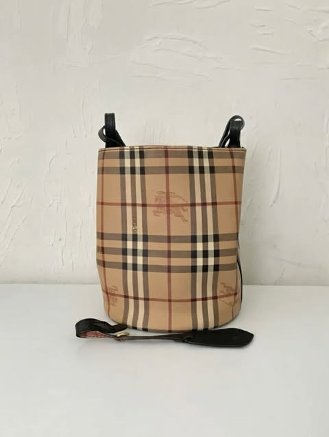 Burberry Nova Check Bucket Bag