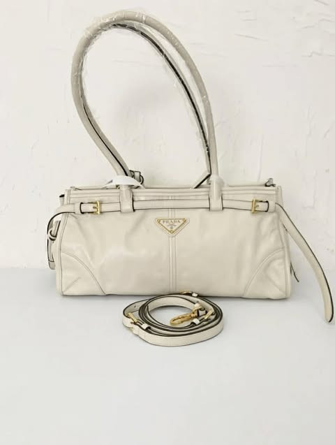 Leather Prada handbag