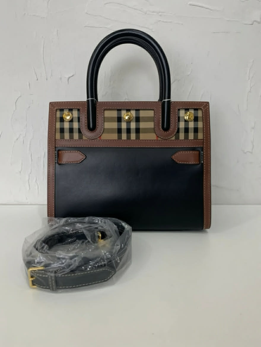 Burberry Small Title Tote Bag
