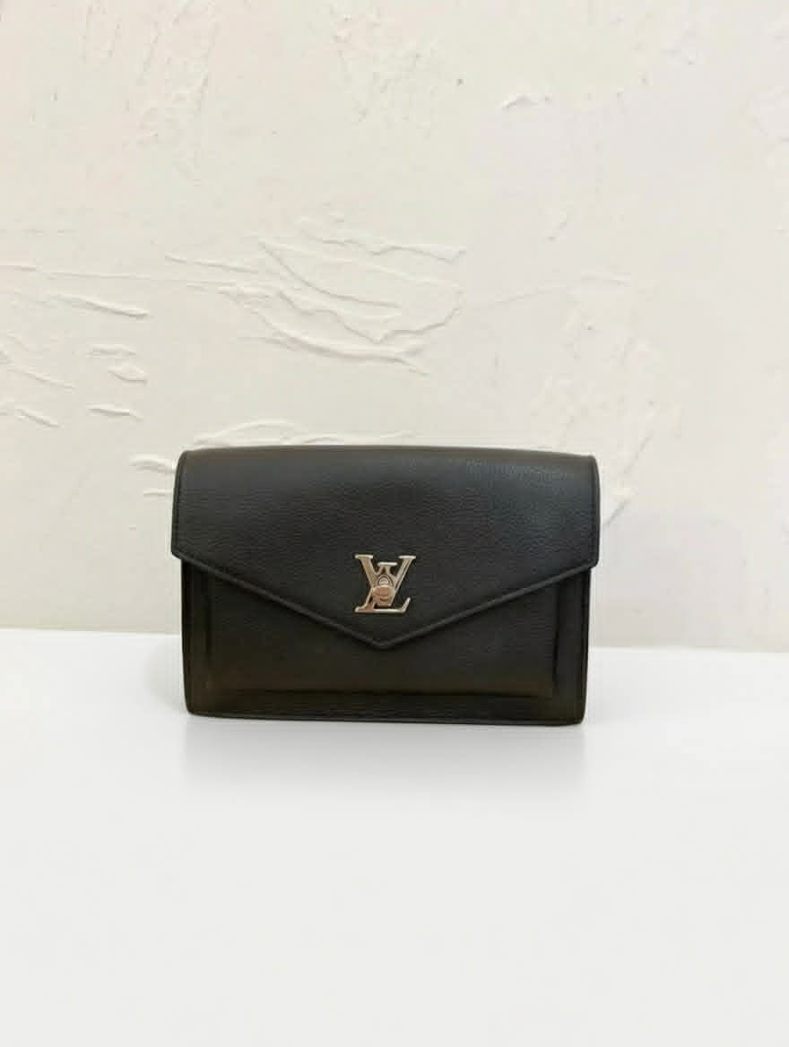 LV Lockme WOC Black/Silver